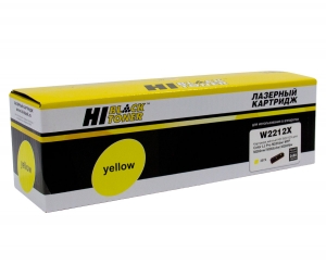 hp 207x yellow w2212x hi-black желтый совместимый тонер-картридж для hp clj pro m255dw, mfp m282nw/ m283fdn/ m283fdw, 2.45k