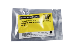 чип hi-black картриджа f+ imaging 40stb06, lexmark w55b5h00/ stb55b515 для f+ imaging m40adn/ p40dn, lexmark ms331/ ms431/ mx331/ mx431, 6k