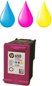 hp cz102ae/ 650 color     hp deskjet ink advantage 2515| 2515 eaio